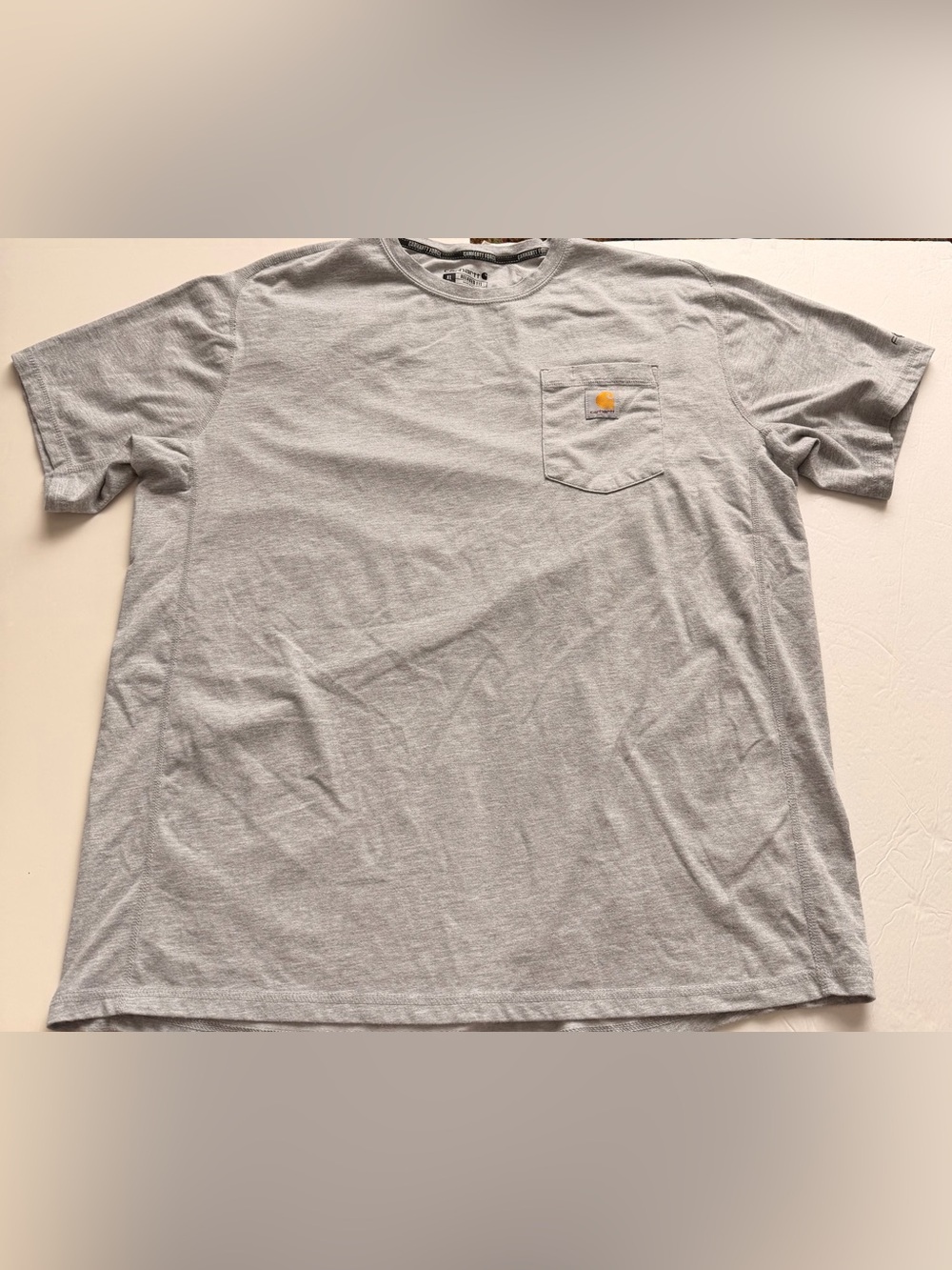 Carhartt Force Relaxed Fit Pocket T-Shirt Men’s XL Gray Workwear Tee
